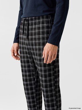 Pijama Alt SİYAH BASKILI