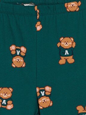 Pijama Takım YEŞİL BASKILI