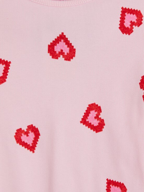 Pijama Takım AÇIK PEMBE BASKILI