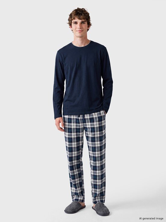 Pijama Üst LACİVERT