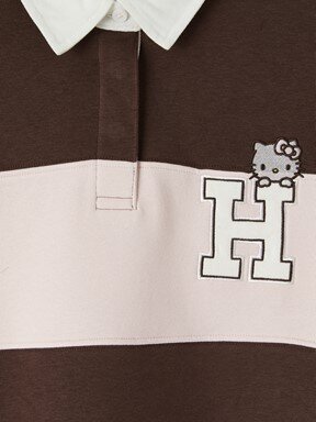 Sweatshirt KAHVERENGİ ÇİZGİLİ