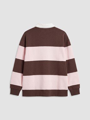 Sweatshirt KAHVERENGİ ÇİZGİLİ