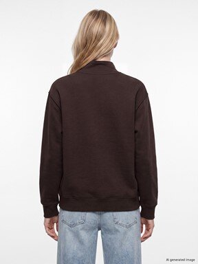 Sweatshirt KAHVERENGİ