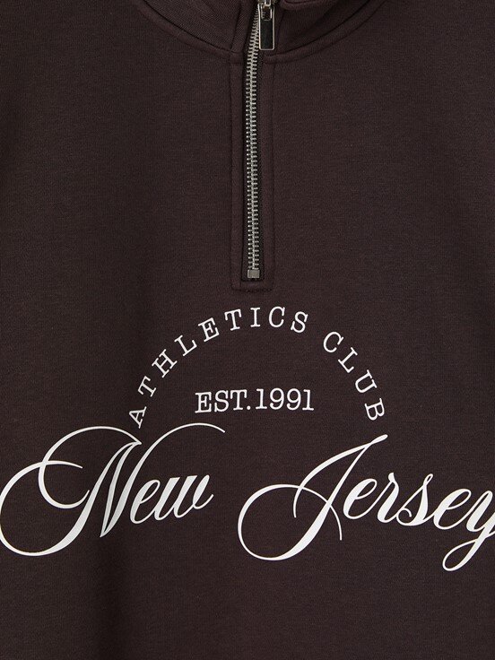Sweatshirt KAHVERENGİ