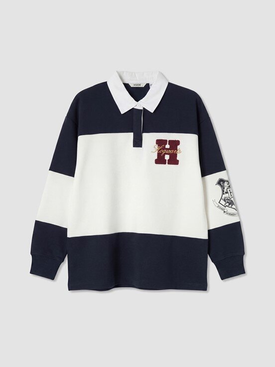 Sweatshirt LACİVERT ÇİZGİLİ