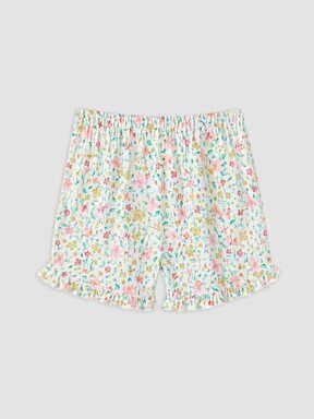 Şortlu Pijama Takımı EKRU BASKILI