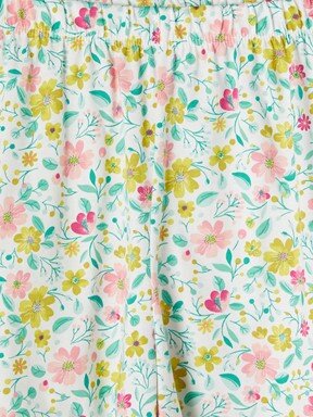 Şortlu Pijama Takımı EKRU BASKILI