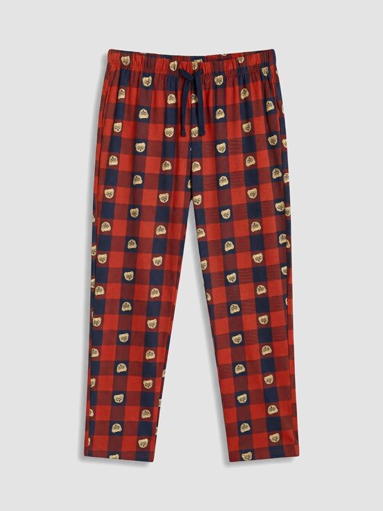 Pijama Takım LACİVERT BASKILI