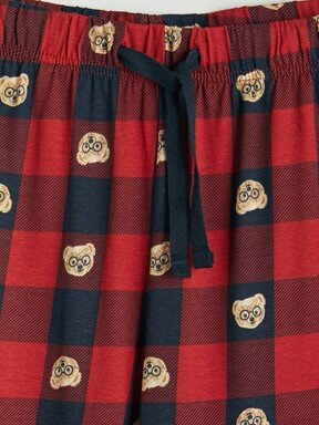 Pijama Takım LACİVERT BASKILI
