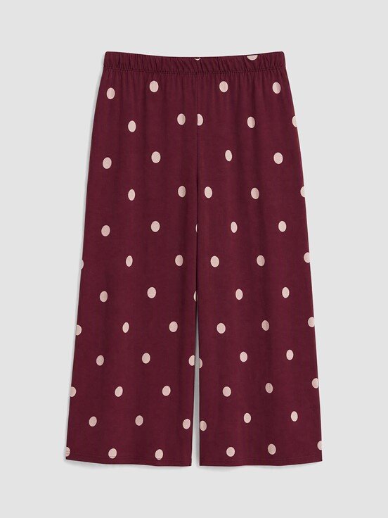 Kaprili Pijama Takımı BORDO BASKILI