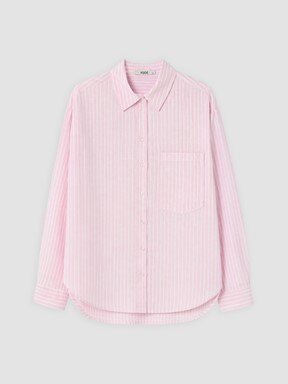 Gömlek PEMBE ÇİZGİLİ