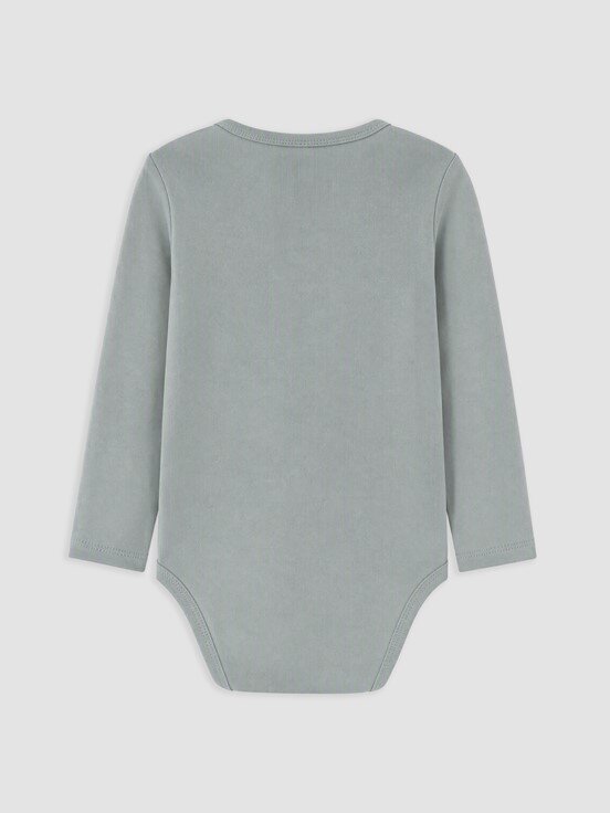 Çıtçıtlı Body BEJ BASKILI