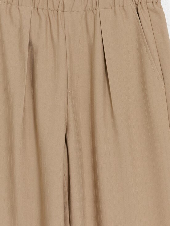 Kumaş Pantolon BEJ ÇİZGİLİ
