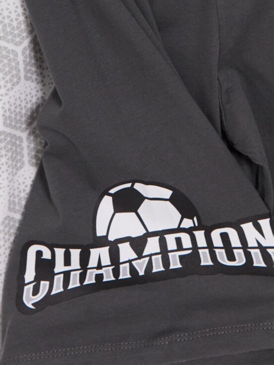 Şortlu Pijama Takımı BEYAZ BASKILI
