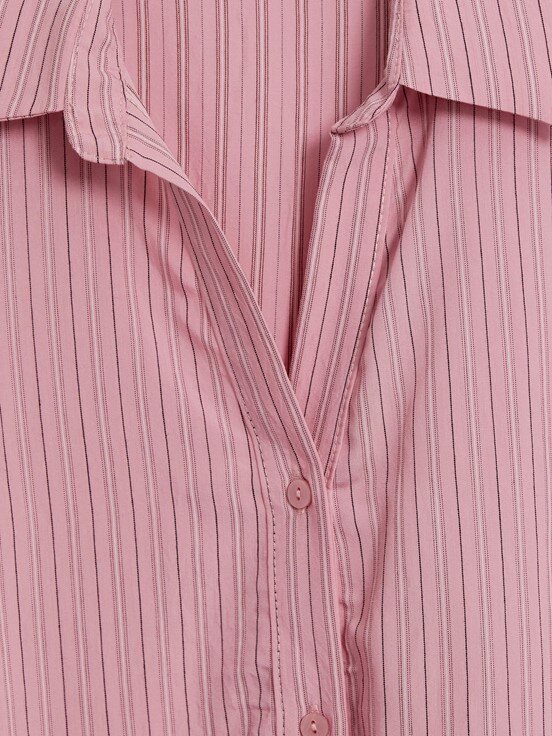 Gömlek PEMBE ÇİZGİLİ