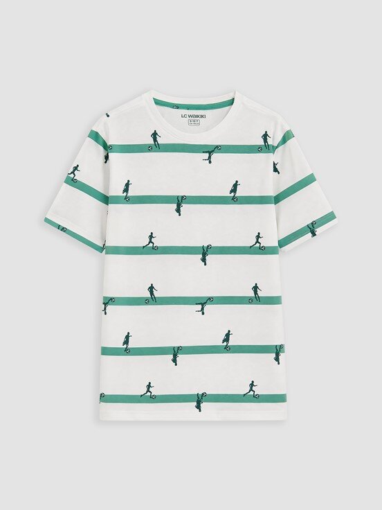Şortlu Pijama Takımı BEYAZ BASKILI