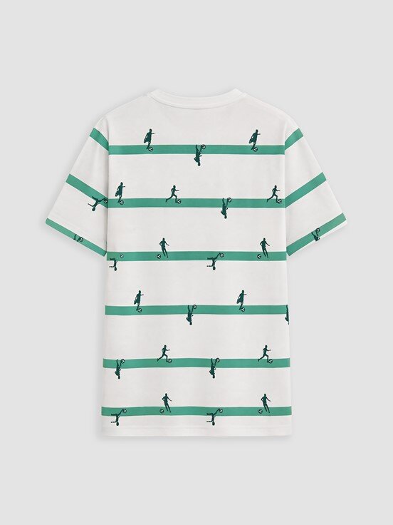 Şortlu Pijama Takımı BEYAZ BASKILI