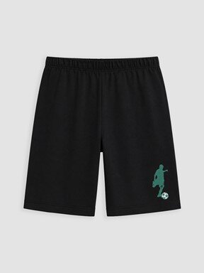 Şortlu Pijama Takımı BEYAZ BASKILI