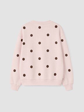 Sweatshirt AÇIK PEMBE BASKILI