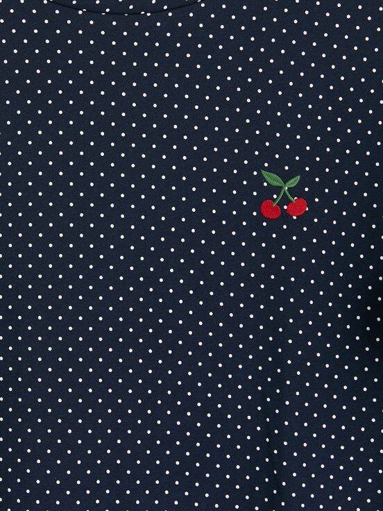 Pijama Takım LACİVERT BASKILI