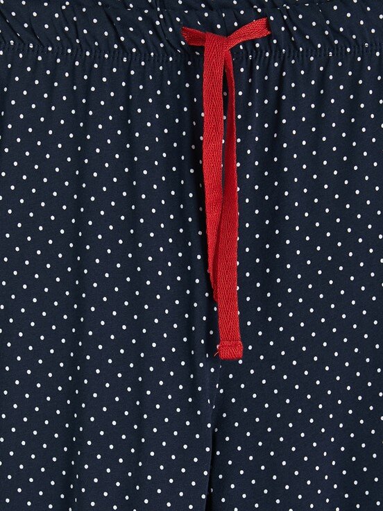 Pijama Takım LACİVERT BASKILI