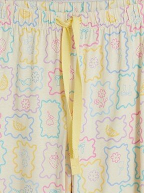 Pijama Takım VANİLYA BASKILI