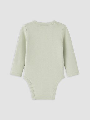 Çıtçıtlı Body KREM BASKILI