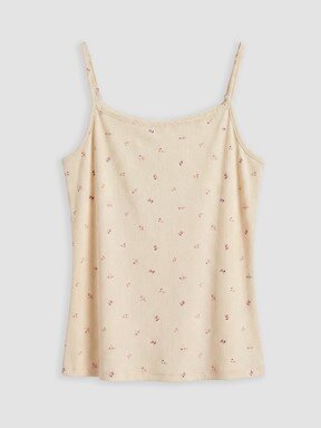 Pijama Takım BEJ BASKILI