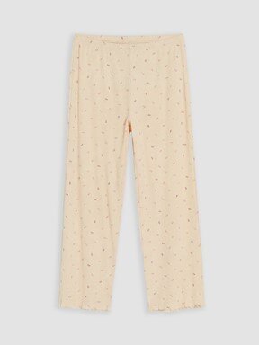 Pijama Takım BEJ BASKILI