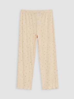 Pijama Takım BEJ BASKILI