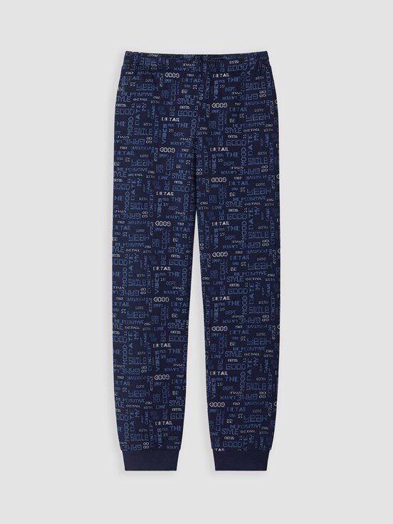 Pijama Alt LACİVERT BASKILI