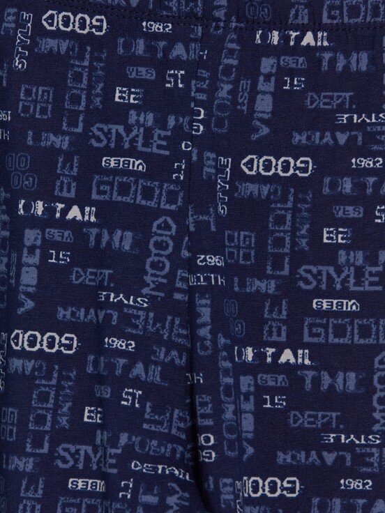 Pijama Alt LACİVERT BASKILI