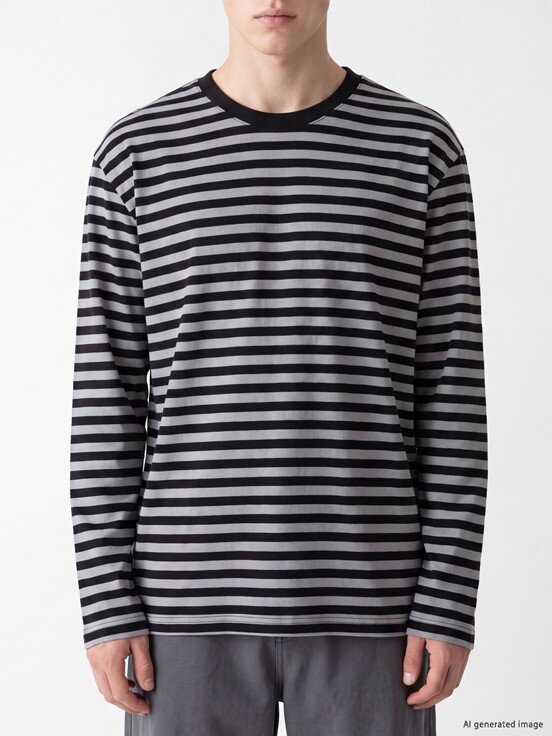 Sweatshirt ANTRASİT ÇİZGİLİ