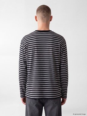 Sweatshirt ANTRASİT ÇİZGİLİ
