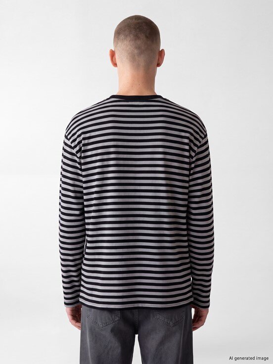 Sweatshirt ANTRASİT ÇİZGİLİ