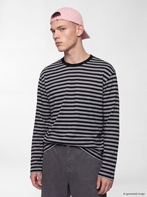 Sweatshirt ANTRASİT ÇİZGİLİ