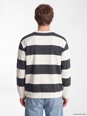 Sweatshirt YEŞİL ÇİZGİLİ