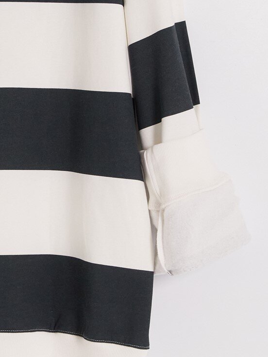 Sweatshirt YEŞİL ÇİZGİLİ