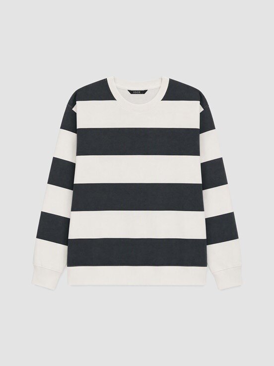 Sweatshirt YEŞİL ÇİZGİLİ