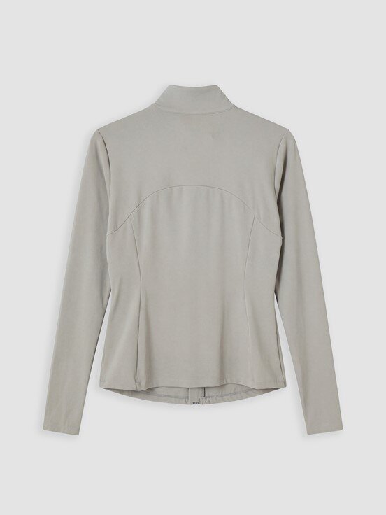 Fermuarlı Sweatshirt AÇIK GRİ
