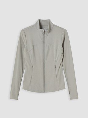 Fermuarlı Sweatshirt AÇIK GRİ