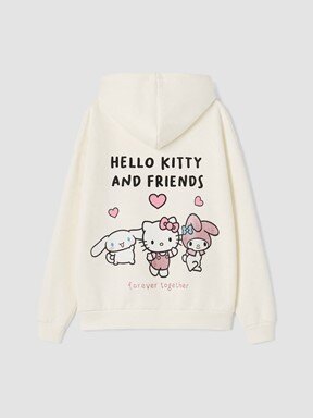 Fermuarlı Sweatshirt KREM RENGİ