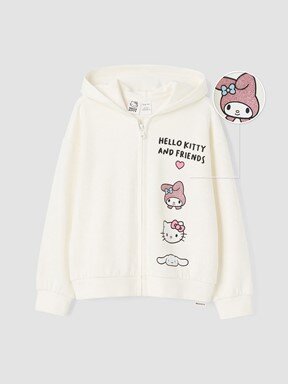 Fermuarlı Sweatshirt KREM RENGİ