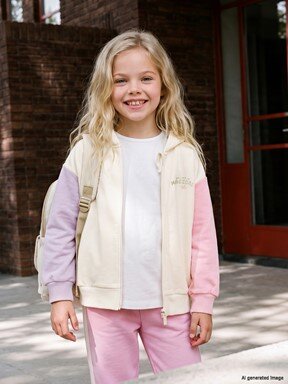 Fermuarlı Sweatshirt KREM RENGİ