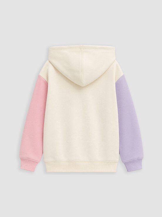 Fermuarlı Sweatshirt KREM RENGİ