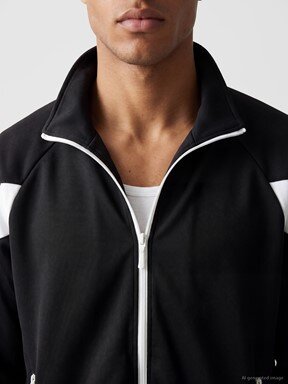Fermuarlı Sweatshirt YENİ SİYAH