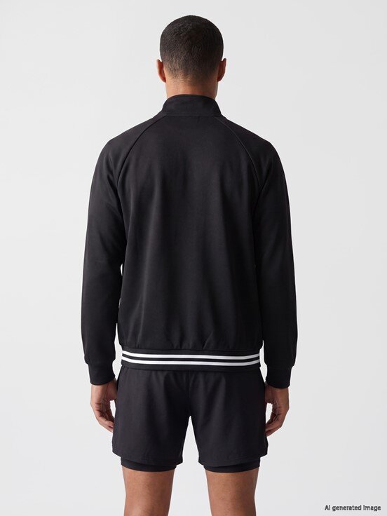 Fermuarlı Sweatshirt YENİ SİYAH
