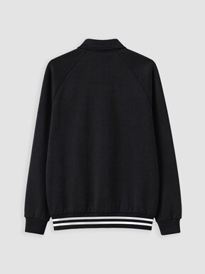 Fermuarlı Sweatshirt YENİ SİYAH