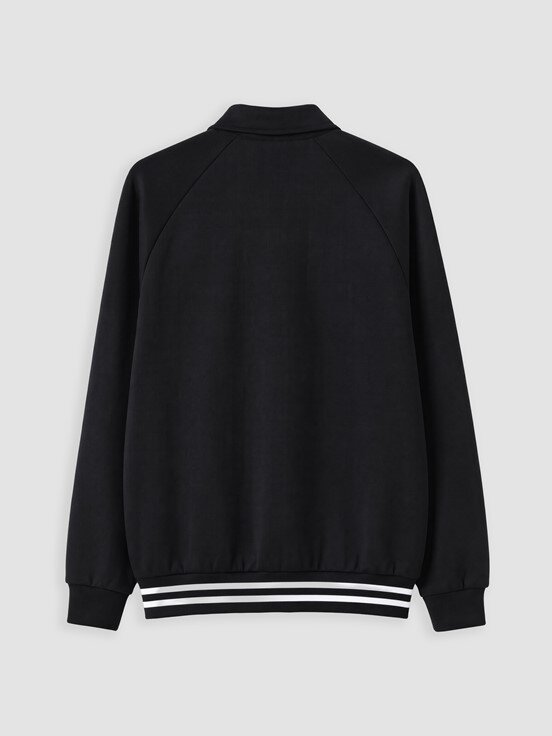 Fermuarlı Sweatshirt YENİ SİYAH