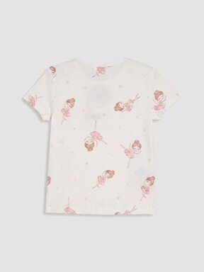 Şortlu Pijama Takımı EKRU BASKILI